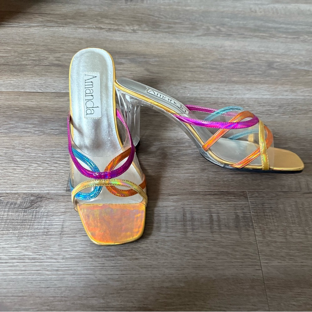 Vintage “Amanda” Strappy Women's Heels Size 10